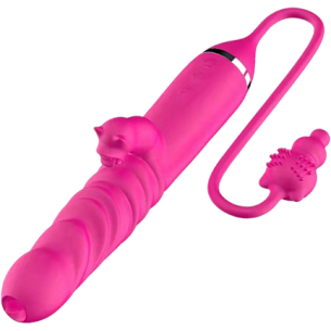 DORIS 两只猫多功能伸缩震动棒